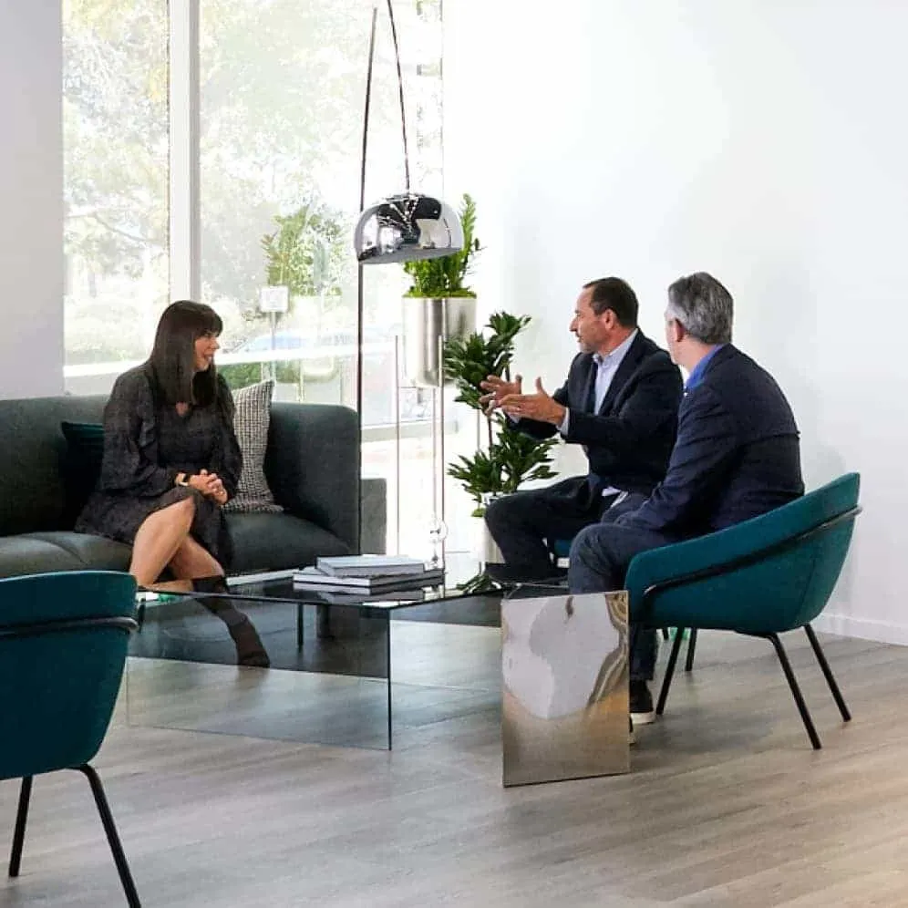 Executives having a meeting